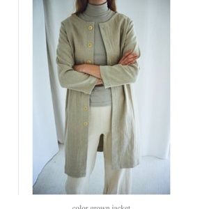 Han Starnes 100% cotton women’s long spring/summer jacket